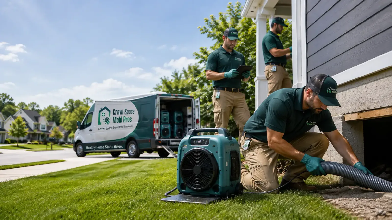 Crawl Space Mold Removal in Bergton, VA